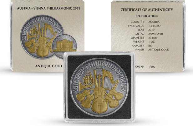 Austria 5 euro 2019 NEW YEAR 150th Anniversary Vienna Opera Copper Coin UNC G344