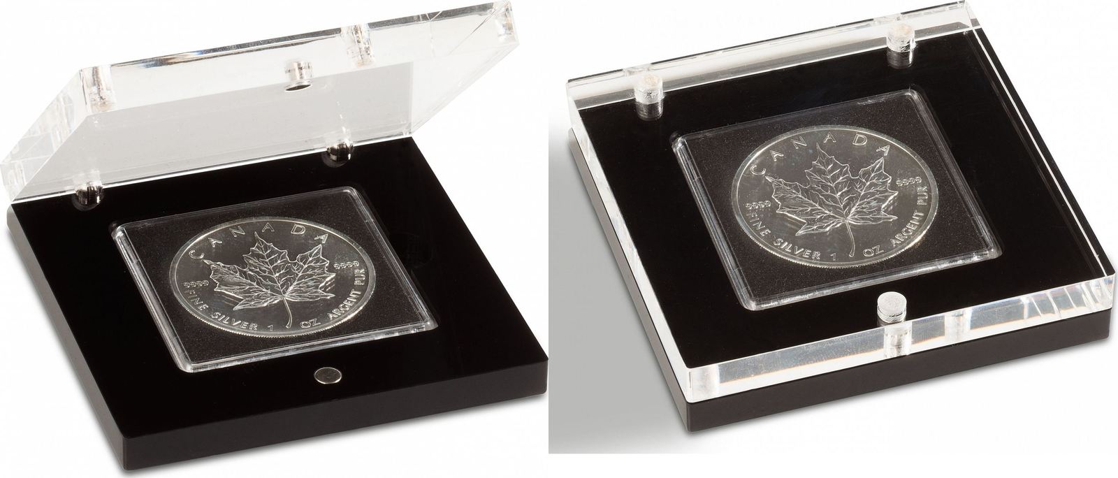 Details about   Acrylic Coin Etui PRISMA Leuchtturm 344850 Presentation Box Coin in capsule Case 