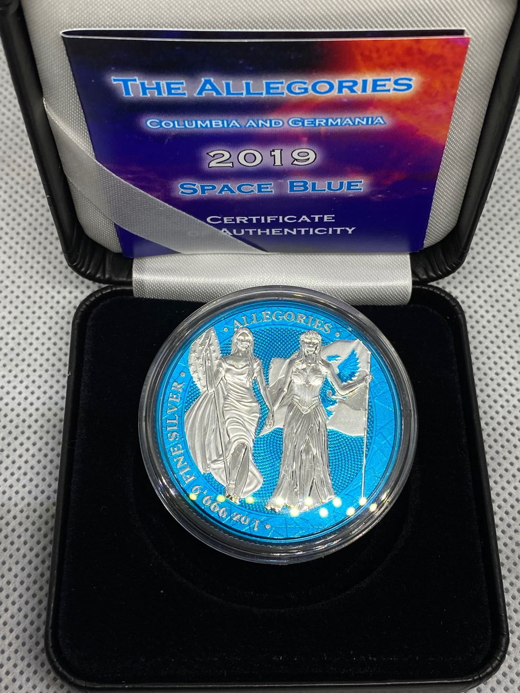Deutschland 5 Mark 2019 Germania Mint Columbia & Germania Space