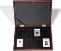 Deutschland Lighthouse cassette Volterra mahogany for 8 gold bars in blister storage -