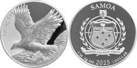 Samoa 2 Dollars Silver coin 1 oz Samoa Golden Eagle 2025 (3.) Golden Eagle 999 Silver Prooflike -