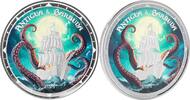 Karibik Inseln 2 Dollar Silver coin 1oz Eastern Caribbean EC8 Antigua Barbuda Rum Runner and Kraken 2024 -