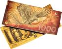 USA Gold Certificate 1000 mg (1 gram) Kinesis Phoenix Gold Bar, 999 Gold -