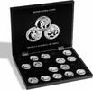 Deutschland 20 x Panda Lighthouse Coin Box Coin Box Volterra for 20 Panda Box Coin Storage -