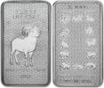 USA Silver bar 10 oz Lunar Year of the Goat 2027 Series 2 silver bar 999 -
