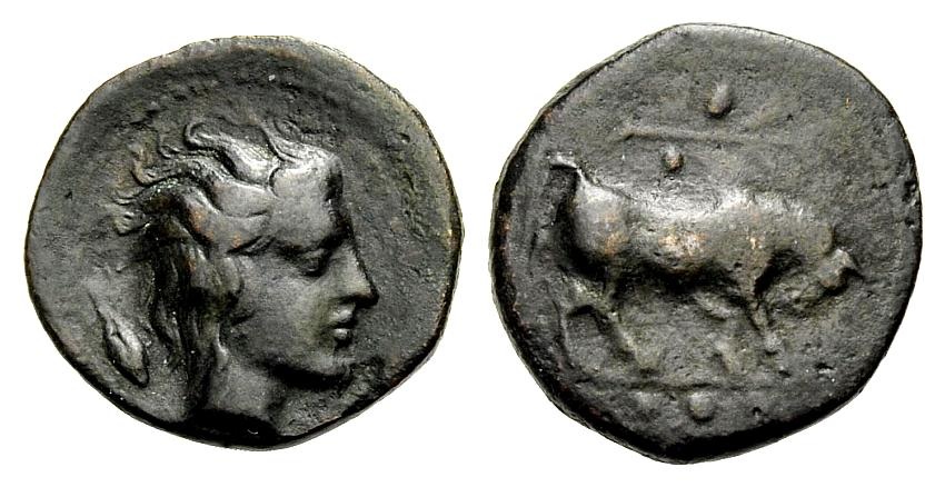 GRIECHISCHE M NZEN AE Tetras 420 405 V Chr SICILY GELA VF MA Shops