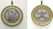 ITALIEN: VATIKAN Bimetallische Medaille PIUS IX.