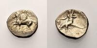  AR Stater 282-272 v. Chr. GRIECHISCHE MÜNZEN KALABRIEN: TARENT Knapp se... 270,00 EUR  +  8,00 EUR shipping