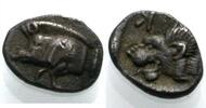  AR Hemiobol 475-450 v. Chr. GRIECHISCHE MÜNZEN KYZIKOS Sehr schön  85,00 EUR  +  8,00 EUR shipping