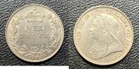 European Coins Sixpence Great Britain: 1893  KM# 779