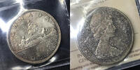 Canada Coins 1965 $ Canada: 1 Dollar ICCS MS65 Small Beads Blunt 5 MS65 1,939.55 元  ＋  234.92 元 运费