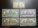World Paper Money 1923-1937 Canada 1923-1937 Banknote Lot 25c, $1, $10, ... 533.40 元  ＋  167.80 元 运费