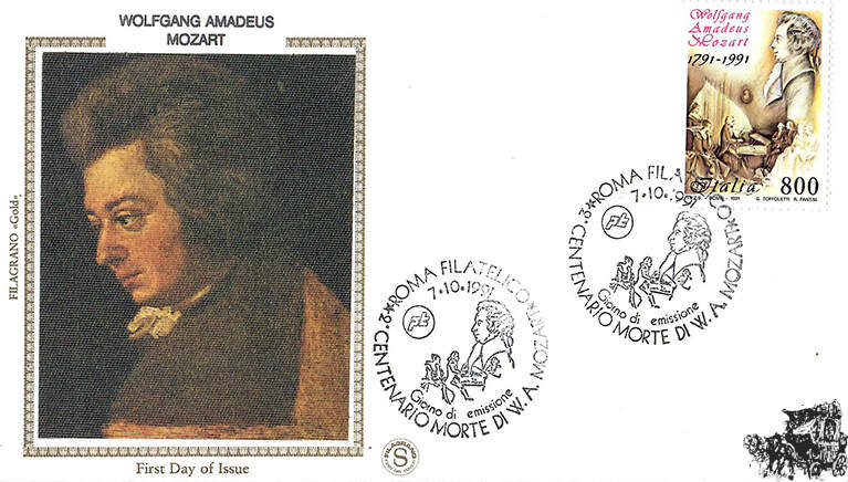 Italien FDC 1991 - 200. Todestag W. A. Mozart | MA-Shops