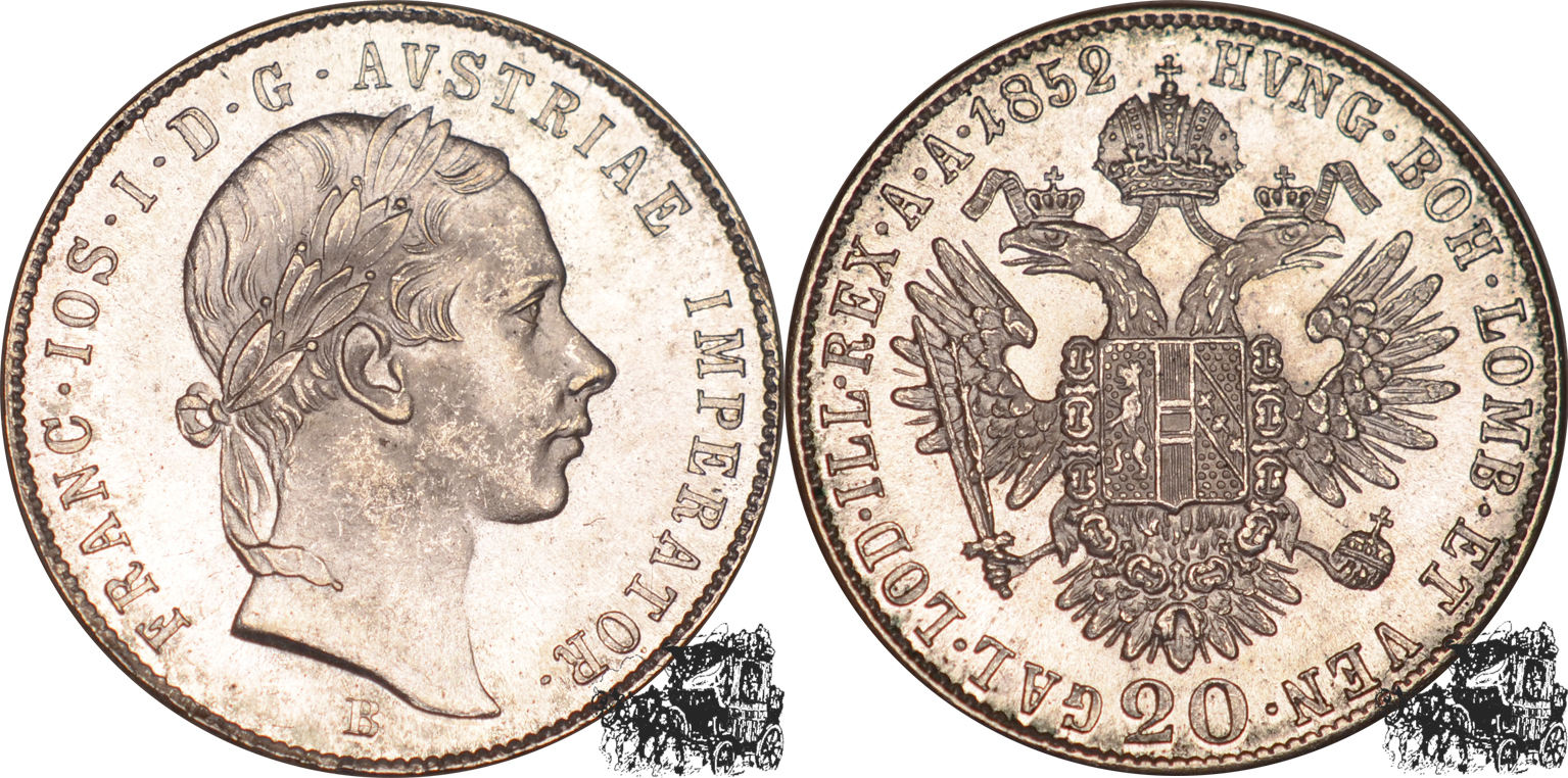 20 Kreuzer 1852 B F.stplfr. | MA-Shops