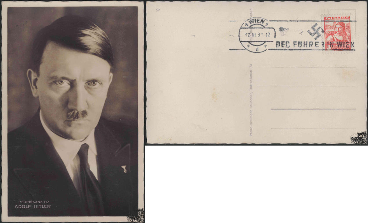 Deutschland Postkarte Reichskanzler Adolf Hitler | MA-Shops