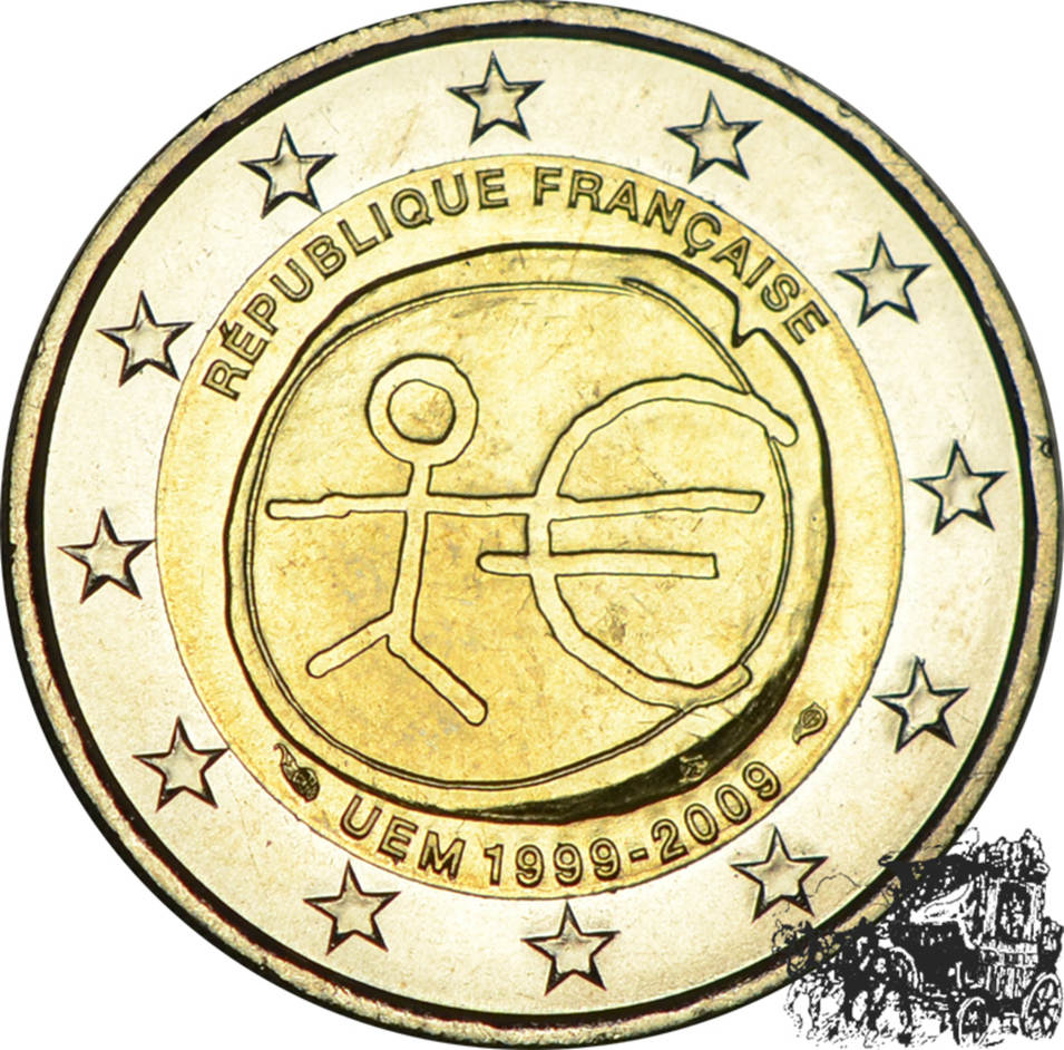 2.2 euro. 2 Евро 2009. Монета 2 евро 2009. Frankreich (2009).