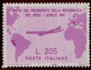    Italien, Südamerika-Flug Giovanni Gronchi, zurückgezogene Marke - Nr.I ** 