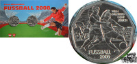 2 x 5 Euro 5 Euro 2008 - Dribbling und Stürmer, Blister -