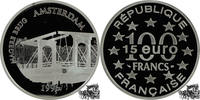 Frankreich 100 Francs - 15 Euro Francs 100 Francs - 15 Euro 1996 - Magere Brug -
