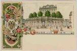 Österreich Gruss aus Wien, Albrechtbrunnen, Farblitho ca.1895 -