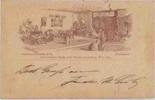 Österreich Wien, Reisebureau Schenker, Musik- u. Theaterausstellung, Privatganzsache, Vorläufer-AK 1892 Sonderstempel -