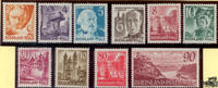 Deutschland Französische Zone Rheinland Pfalz ** 1948, 2-90 Pfennig, 10 Werte Freimarken III -