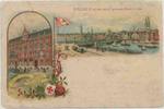 Deutschland Ansichtskarte Bremen, Farblitho, gelaufen 1902 -