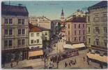 Österreich Ansichtskarte Linz a.d. Donau, Taubenmarkt, gelaufen 1917 -
