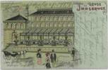 Österreich Ansichtskarte Innsbruck, Stadtsäle-Terasse, gelaufen 1906 -
