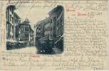   Österreich Ansichtskarte Bozen (Bolzano), Obstplatz, gelaufen 1899 