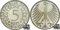 Deutschland 5 Mark 5 Mark 1971 G -
