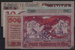   Österreich 10, 20, 30, 40, 50 und 75 Heller - Rattenberg, II. Auflage 