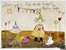 Live your life and forget your age...- Kunstbillet von Michaela Mara -