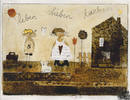 leben lieben lachen - Kunstbillet von Michaela Mara -