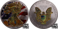 Vereinigte Staaten 1 Dollar 1 Dollar 2008 Eagle - Farbapplikation -