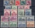 B. und M,. - Freimarken - Nr.20-37 ** -