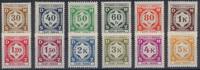 B. und M,. - Dienstmarken - Nr.1-12 ** -