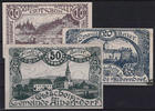 Österreich 10, 20 und 50 Heller - Alberndorf -