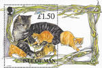 Unbekannt Isle of Man 1996 ** - Manxkatze mit Jungen -