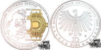 Deutschland 10 Euro 10 Euro 2003 G - Gottfried Semper, Goldapplikation -