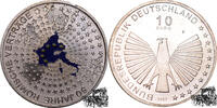 Deutschland 10 Euro 10 Euro 2007 F - Röm. Verträge, Farbapplikation -