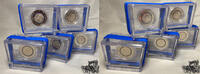 Deutschland 5 x 5 Euro 5 x 5 Euro 2016 ADFGJ- Blauer Planet, Komplettsatz, Spiegelglanz -