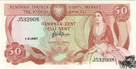 50 Cents 1987 - Zypern - bankfrisch -