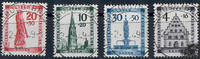 Deutschland Französische Zone Baden 1949, Wiederaufbau Freiburg, gestempelt, geprüft Schlegel BPP -