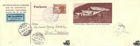 Österreich Österreich 1. Republik 20 Groschen Flugpost-Karte Wilhelm-Kress-Ehrung 1936 -