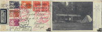 Österreich Österreich 1. Republik 25 Groschen Flugpost Mischfrankatur 1. Postsegelflug Graz-Maribor 1933 -
