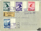 Österreich Österreich 1936 Brief - FIS II, Satzbriefe mit Reco -