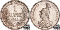 Deutschland 1 Rupee 1 Rupie 1914 J - Deutsch Ostafrika, J. stplfr. -