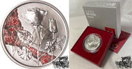Österreich 10 Euro 10 Euro 2021 - Die Rose, Sprache der Blume, OVP -