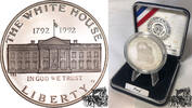 Vereinigte Staaten 1 Dollar 1 Dollar 1992 W - 200 Jahre Weisses Haus - im Etui ohne Zertifikat -